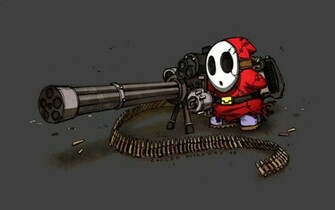 Overkill Gatling Gun Wallpaper iPhone