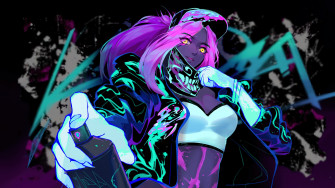 K Da Akali Lol Art Wallpaper iPhone Phone 4k 2850e