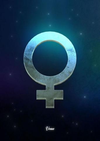 Venus Poster By Christopher Sanabria Displate Astrology
