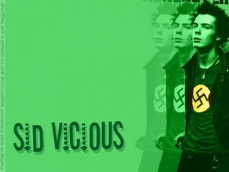Sid Vicious Green Wallpaper By Efetra
