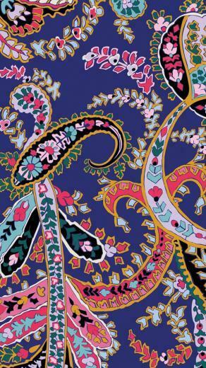 Romantic Paisley Phone Tech Wallpaper In iPhone