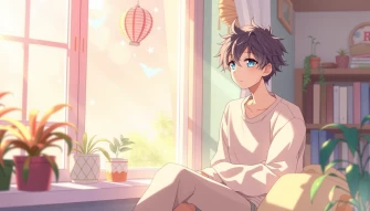 Aesthetic Anime Boy Desktop Wallpaper