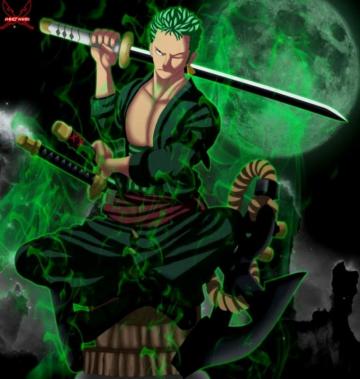 Best Roronoa Zoro Painting Wallpaper Image