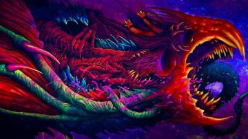 Pink Space Steam Background Line 17qq