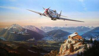 American P Mustang Airplane Plane Military Wallpaper Background