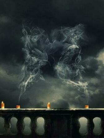 Kissing Couple Smoke Illusion Desktop Pc And Mac Wallpaper