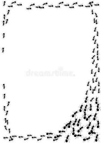 Ants Black Vector Insects Background Sponsored
