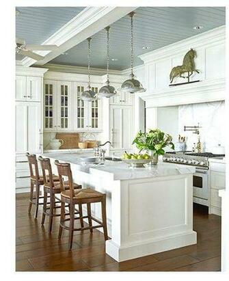 And The Paintable Wallpaper On Ceiling That Looks Like Beadboard