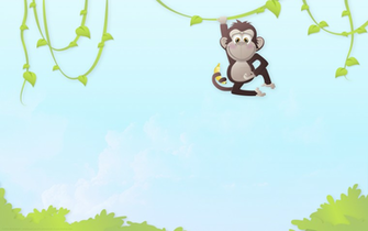 Cartoon Monkey Wallpaper