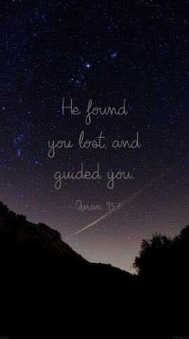 Inspirational Quotes From The Quran Phone Wallpaper
