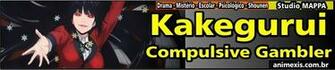 Kakegurui Compulsive Gambler Anime Xis