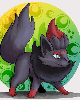 Cool Zorua Fan Art Wallpaper