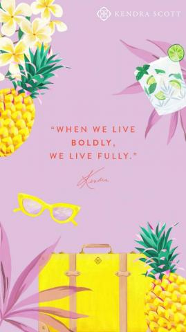 Kendra Scott Summer Wallpaper Cute Pineapple