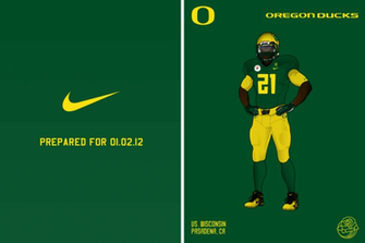 Oregon Football Logo Ducks Nike Pro Combat