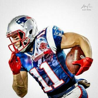 Julian Edelman New England Patriots By Alaypatel
