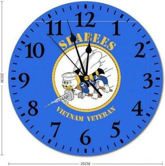 Amazon Not Seabee Vietnam Veteran Inch Indoor Wall Clock