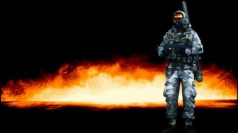 Flames War Wallpaper