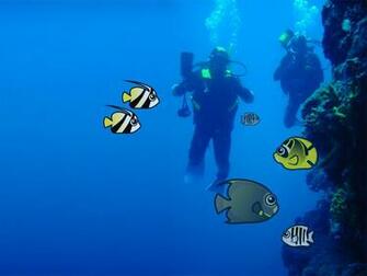 Scuba Divers Desktop Wallpaper Scubadorable