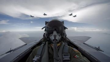 Aircraft Pilot Pilote Cockpit F Eagle Us Air Force Military