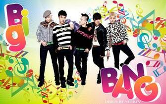 Big Bang Cartoon Kpop Korean Wallpaper