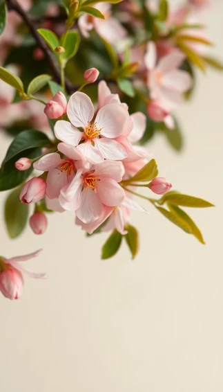 Peach Flowers Wallpaper