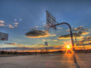 Basketball Court Wallpaper Top