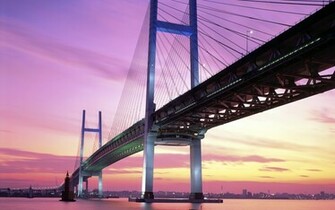 Yokohama Bay Bridge Japan Wallpaper HD