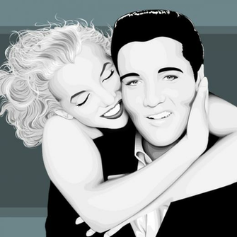 Marilyn Loves Elvis By Mandymcgee