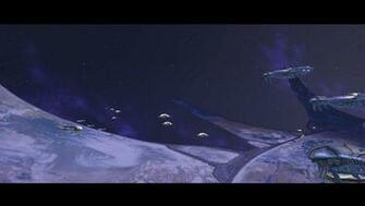 Halo Space Battle Wallpaper Scene Two