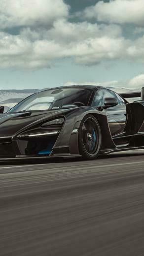 Mclaren Senna Black Sports Car Wallpaper