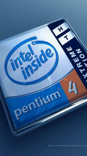 Logo Wallpaper Intel Pentium Ht Ee