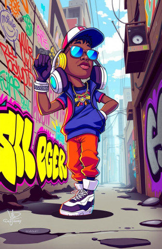 Rapper Cartoons Wallpaper