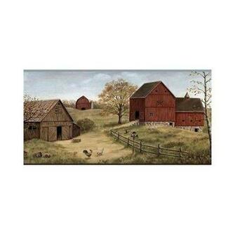 Country Barn Wallpaper Border Decor And Primitive