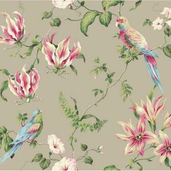 Wallpaper Botanical Tropical Floral