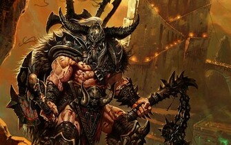 Diablo Barbarian Wallpaper