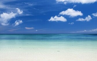 Japan Okinawa S Turquoise Beach And Sky No Wallpaper