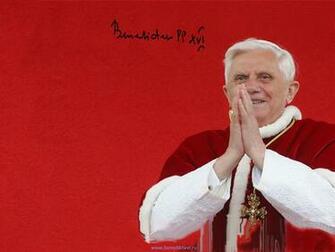 Photo Wallpaper With The Pope Benedict Xvi Papst Press