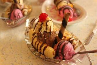 Banana Split Computer Wallpaper Desktop Background Id