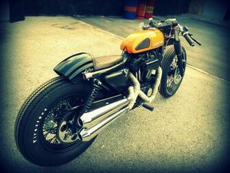 Davidson Cafe Racer HD Wallpaper Background