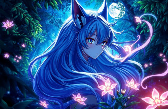 Anime Wolf Girl Wallpaper