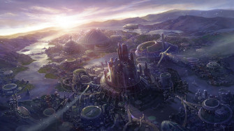 Sci Fi Landscape Wallpaper