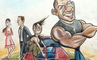 Wallpaper Vin Diesel Paul Walker Jordana Brewster Michelle