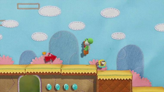 Yarn Yoshi Wallpaper