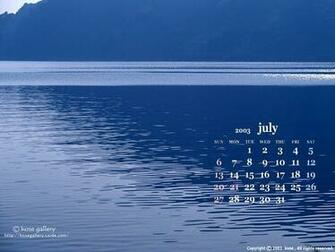 July Calendar Wallpaper Desktop