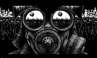 Gas Mask Computer Wallpaper Desktop Background