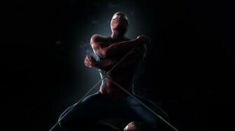 Dark Spider Man Smoke Superheroes Muscles Marvel Comics Black