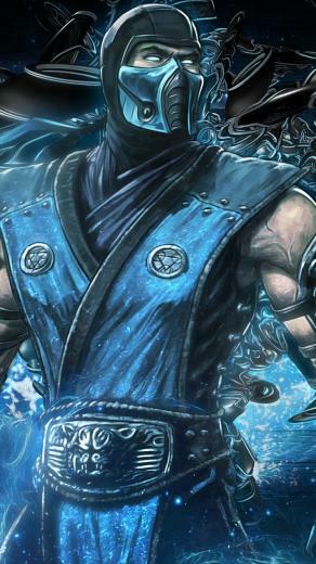 Kombat Sub Zero Video Game Wallpaper Background Samsung Galaxy S3
