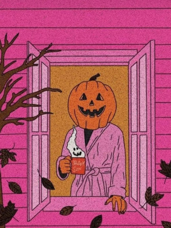Purple Halloween Aesthetic Wallpaper