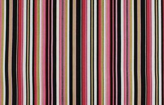 Outdoor Fabric Waverly Beach Umbrella Black White Pink Striped