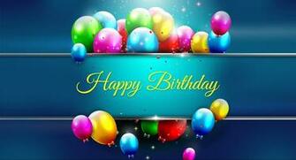 Happy BirtHDay Balloons HD Wallpaper Clip Art